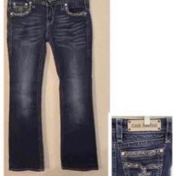 Women’s size 27 Rock Revival, Miss Me & Silver jeans & capris - Picture 2 of 3